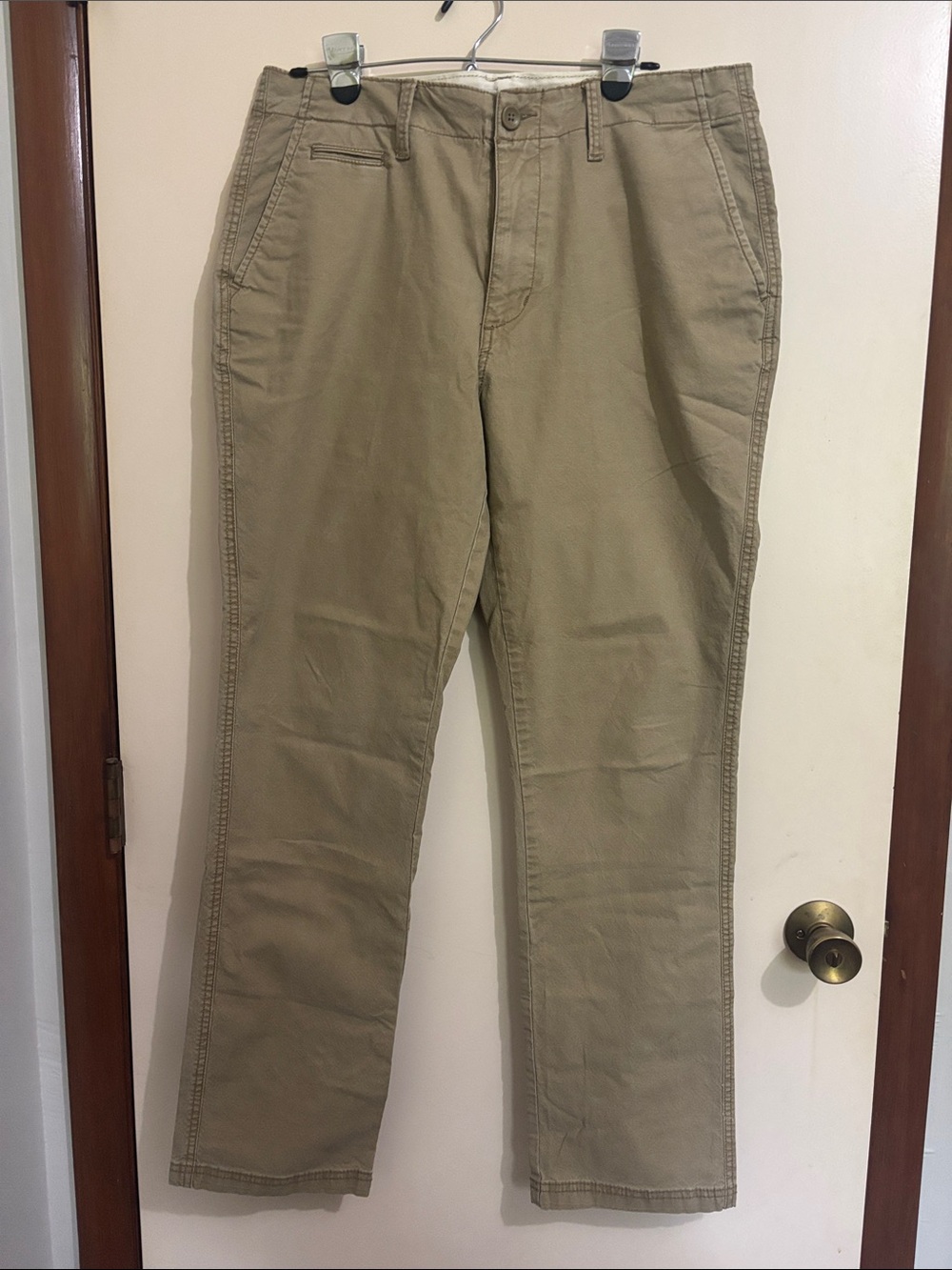 Old Navy Men's Tan Straight-Leg Chinos 33x32